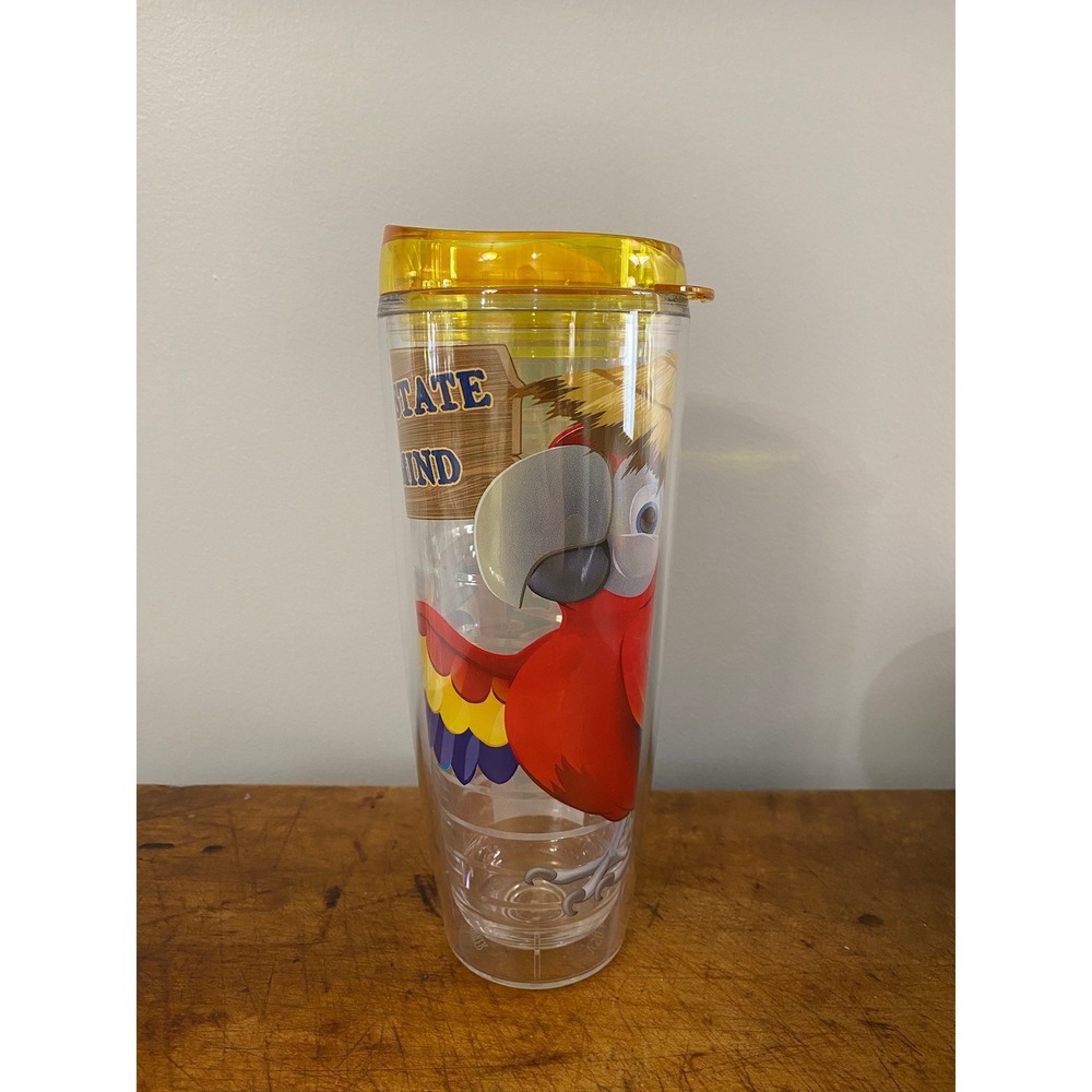 Margaritaville 26oz Insulated Tumbler Cup USA Parrothead Its a State of Mind New
